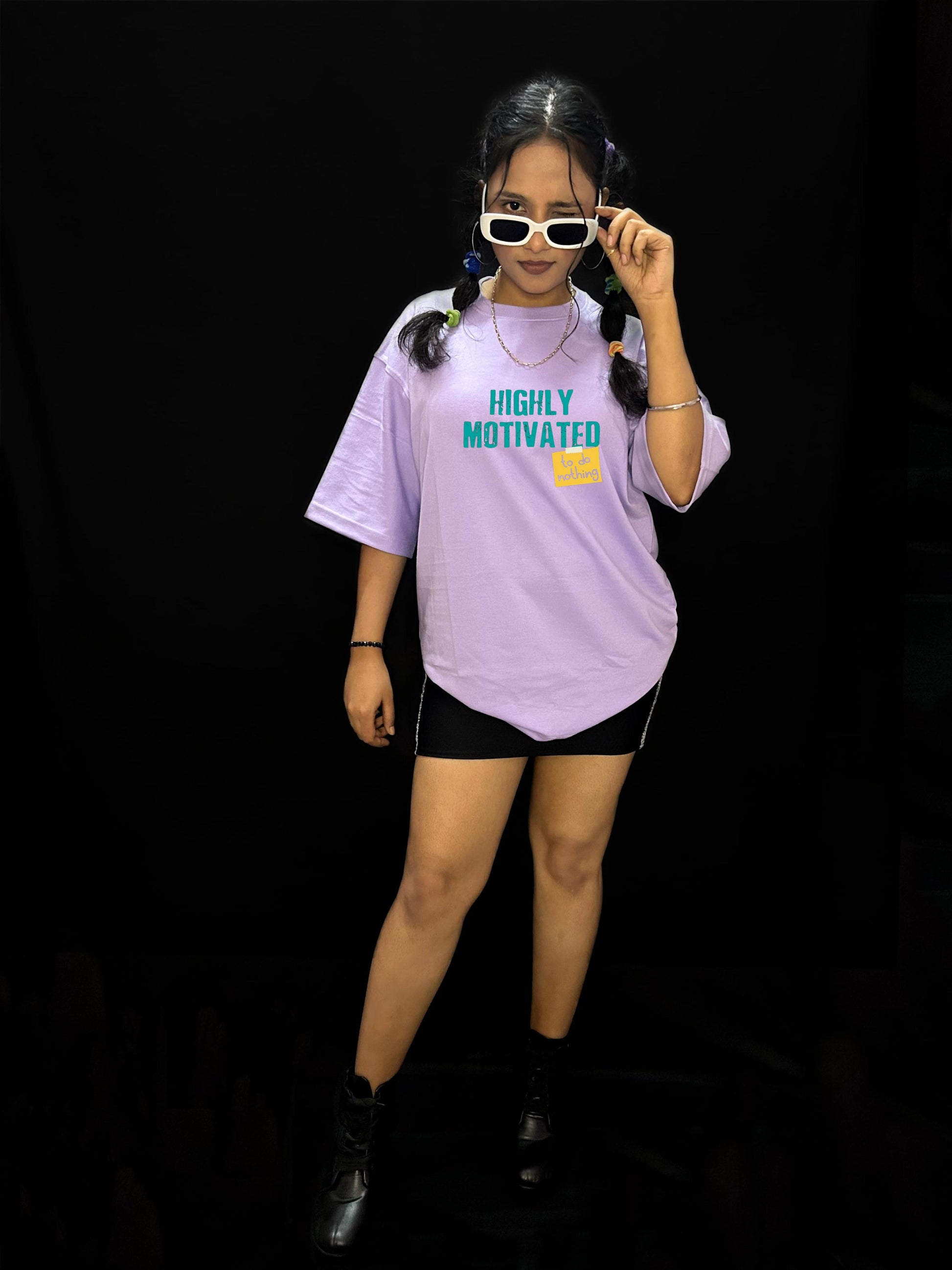 Highly Motivated Oversized T-shirts - Women