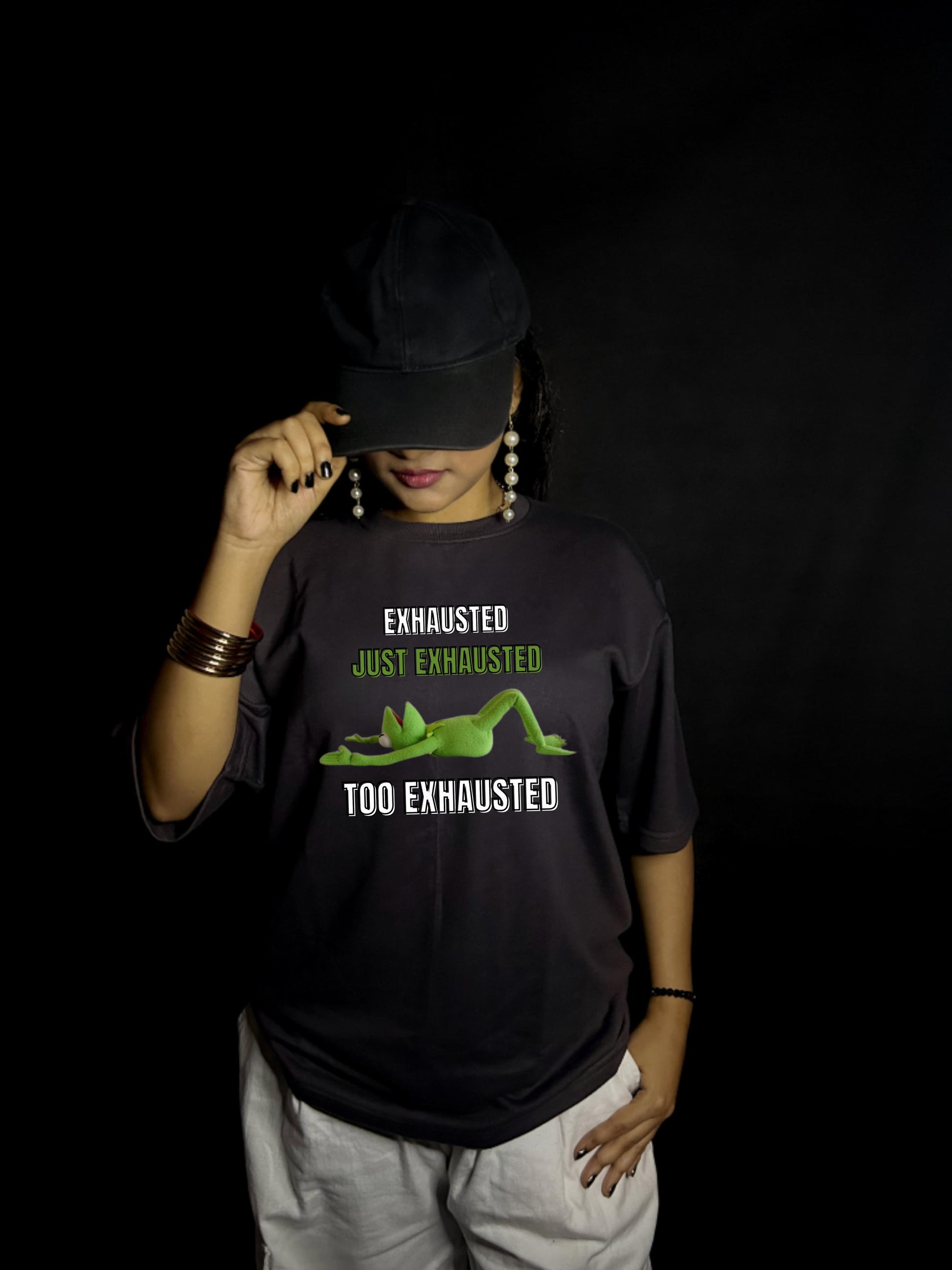 Exhausted Oversized T-shirts - Women