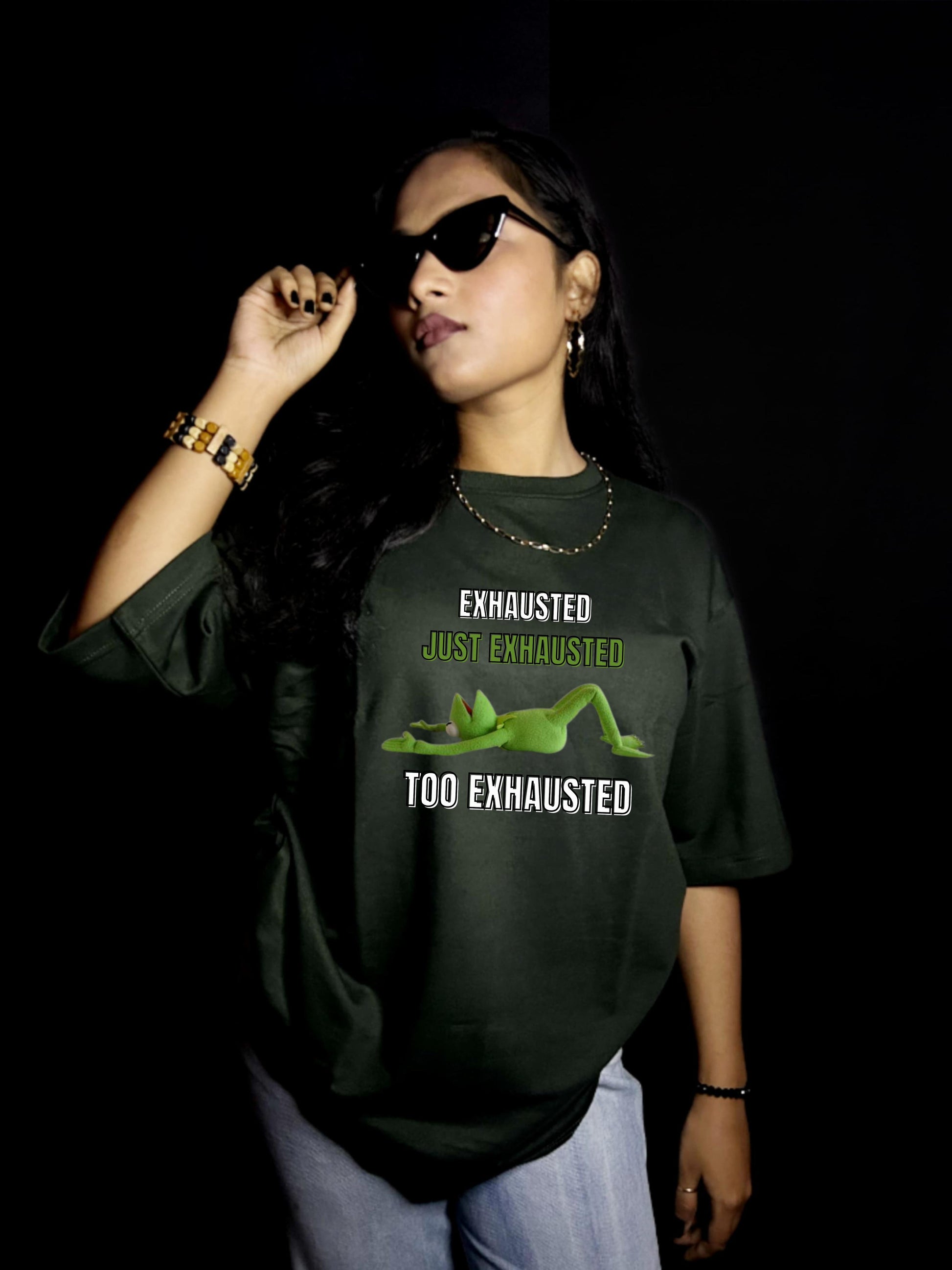 Exhausted Oversized T-shirts - Women