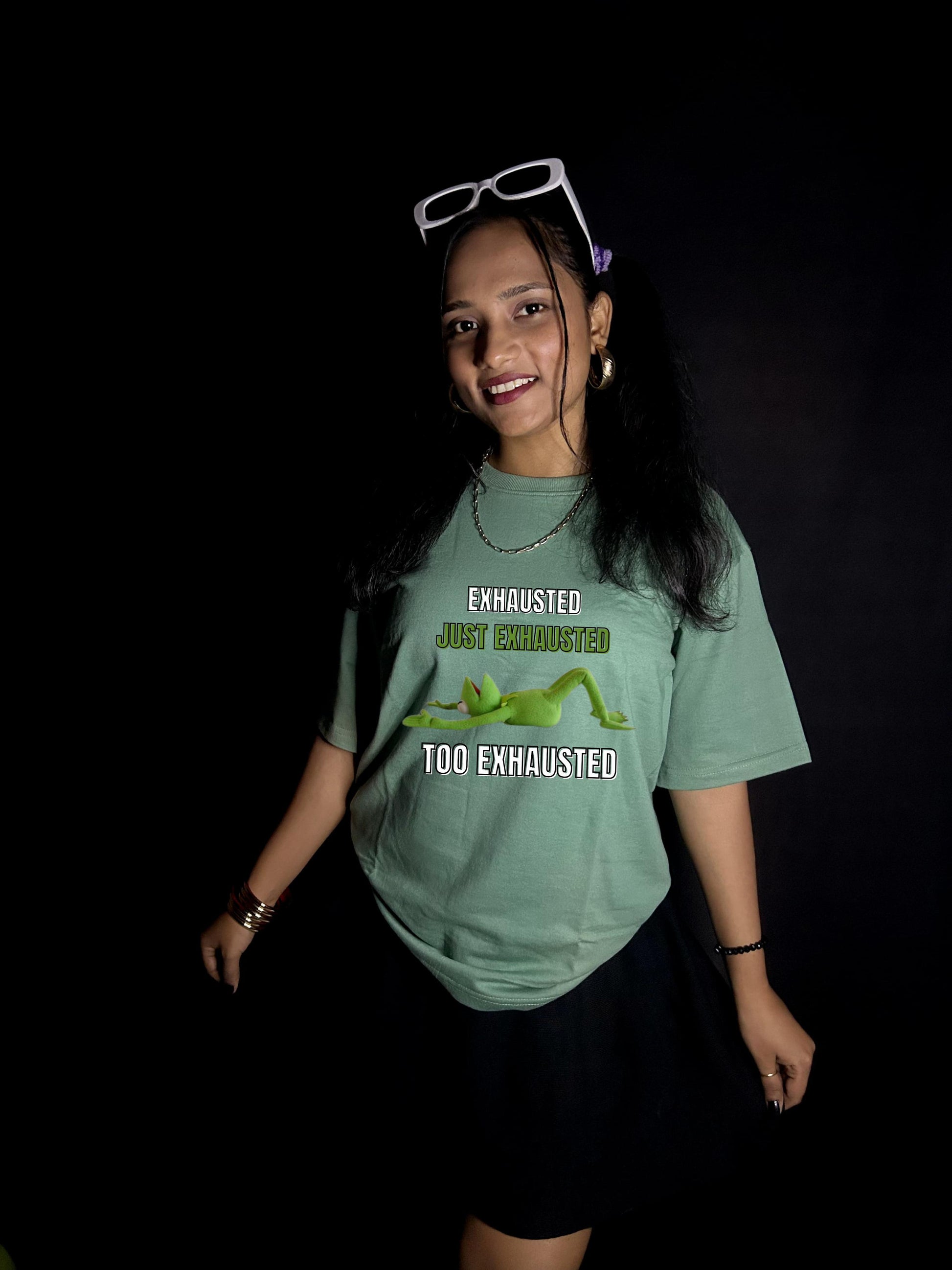 Exhausted Oversized T-shirts - Women