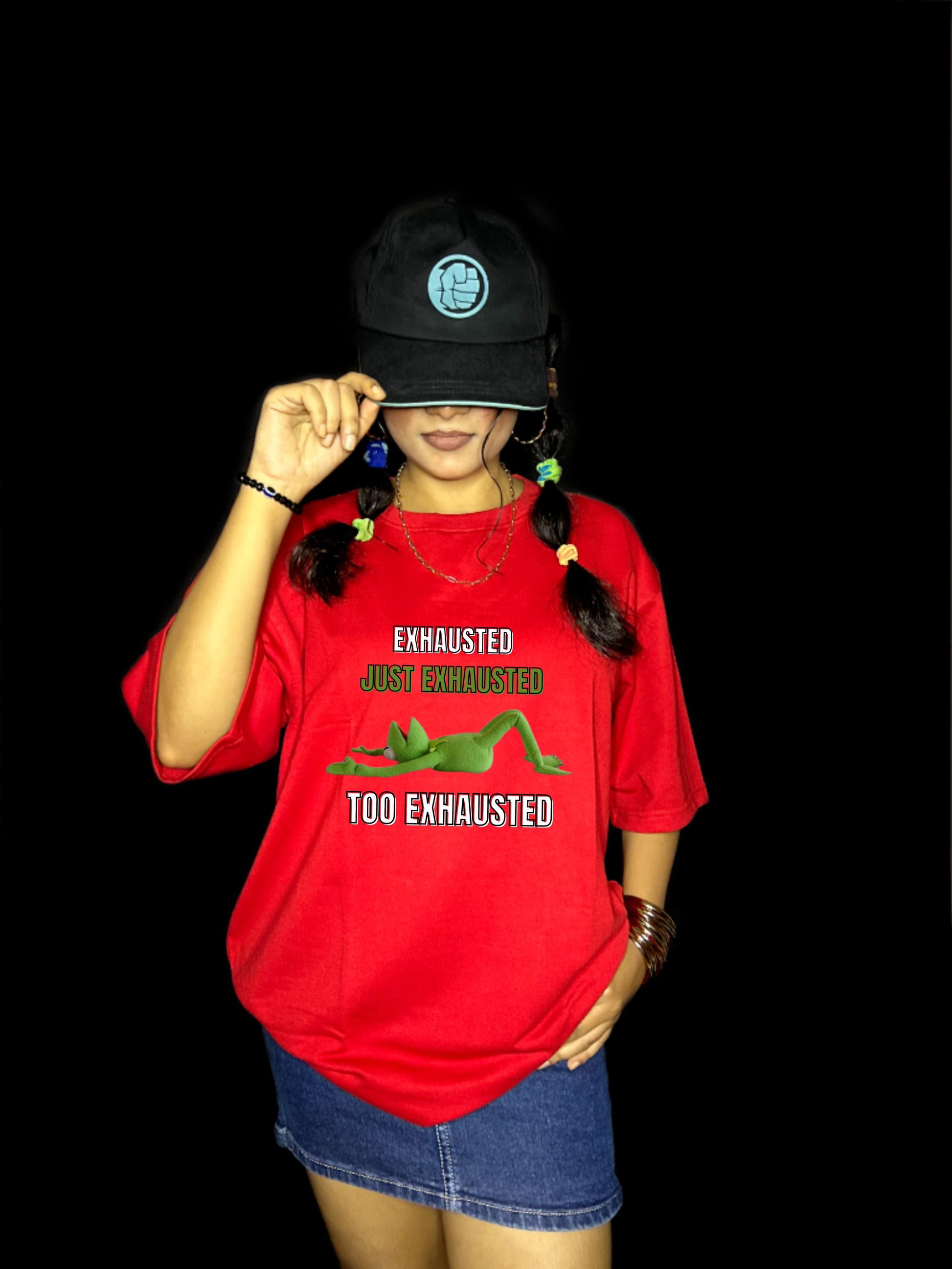 Exhausted Oversized T-shirts - Women