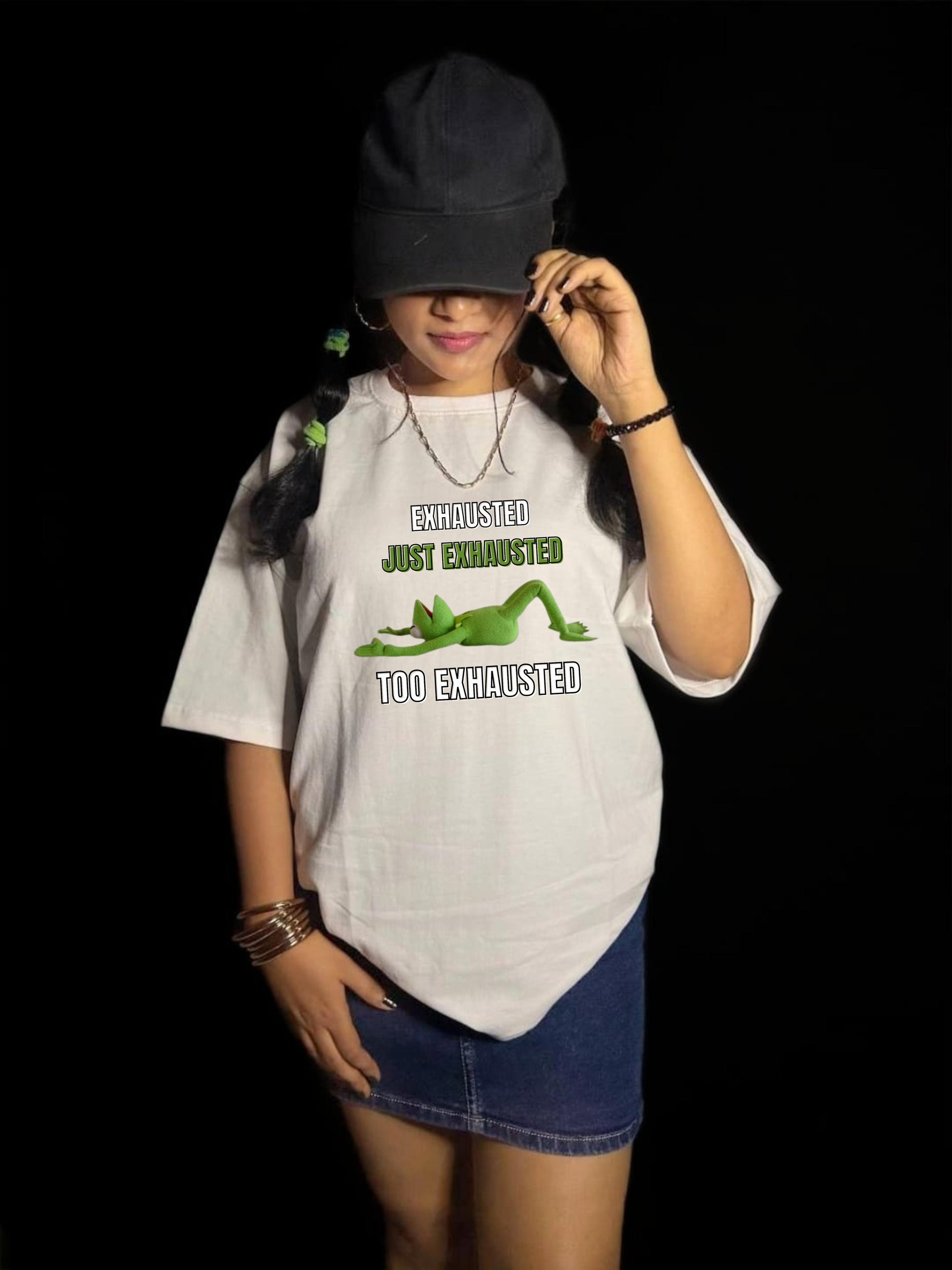 Exhausted Oversized T-shirts - Women
