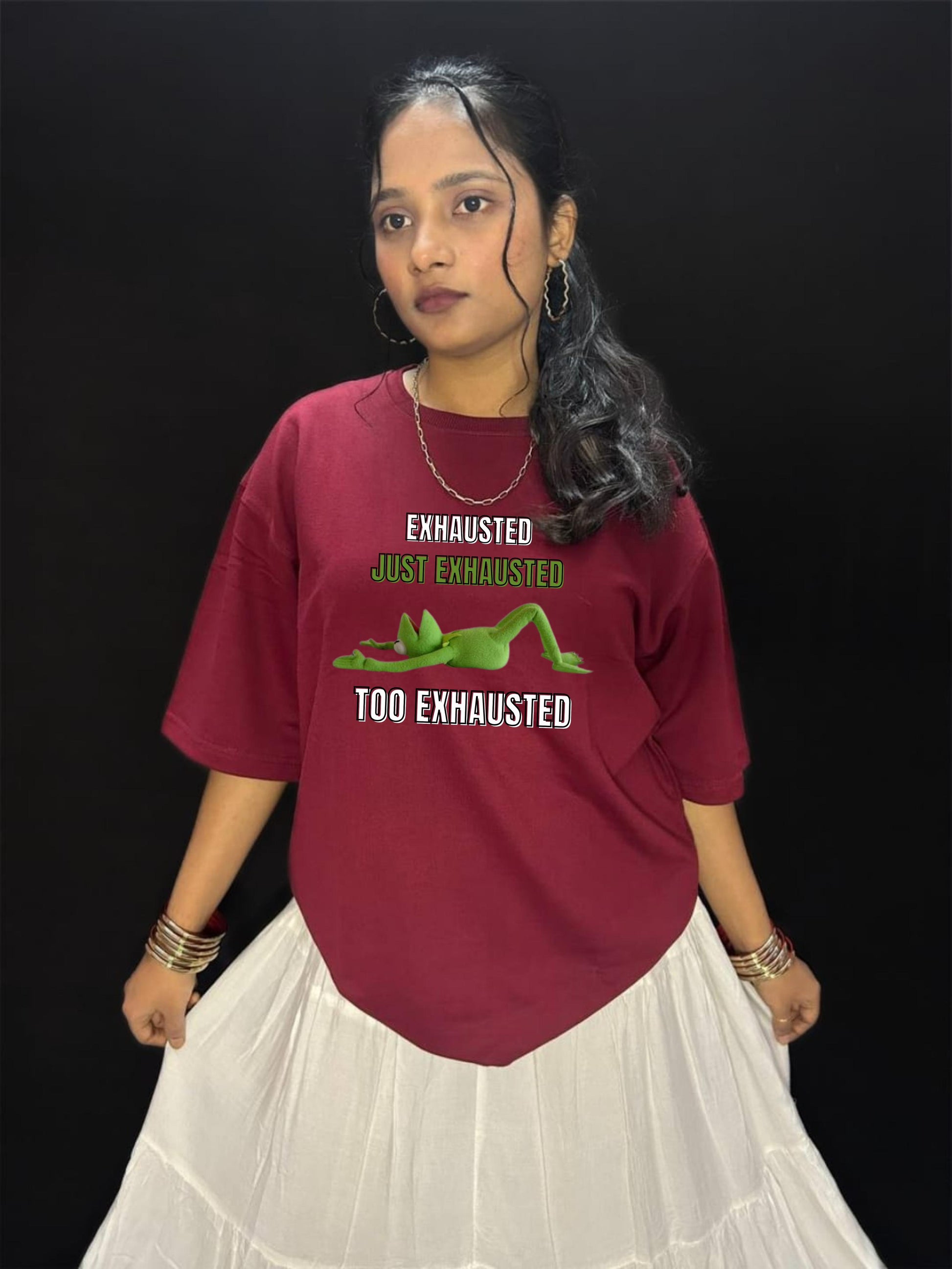 Exhausted Oversized T-shirts - Women