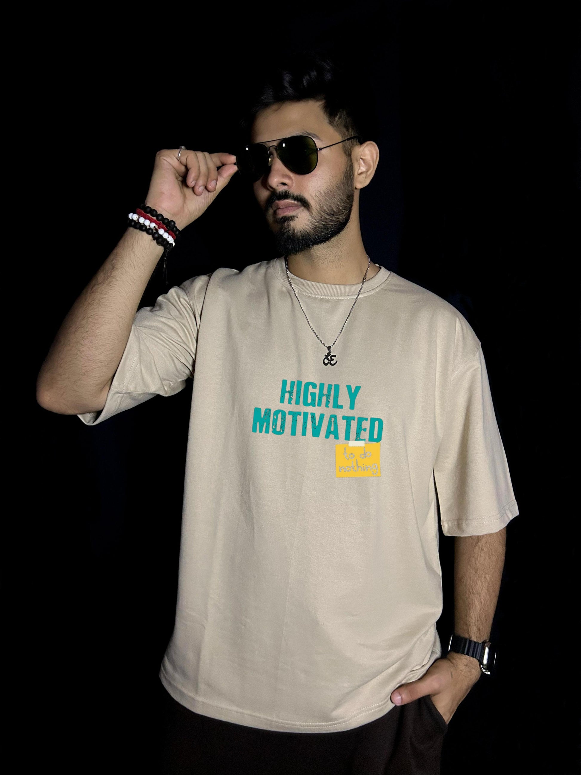 Highly Motivated Oversized T-shirts
