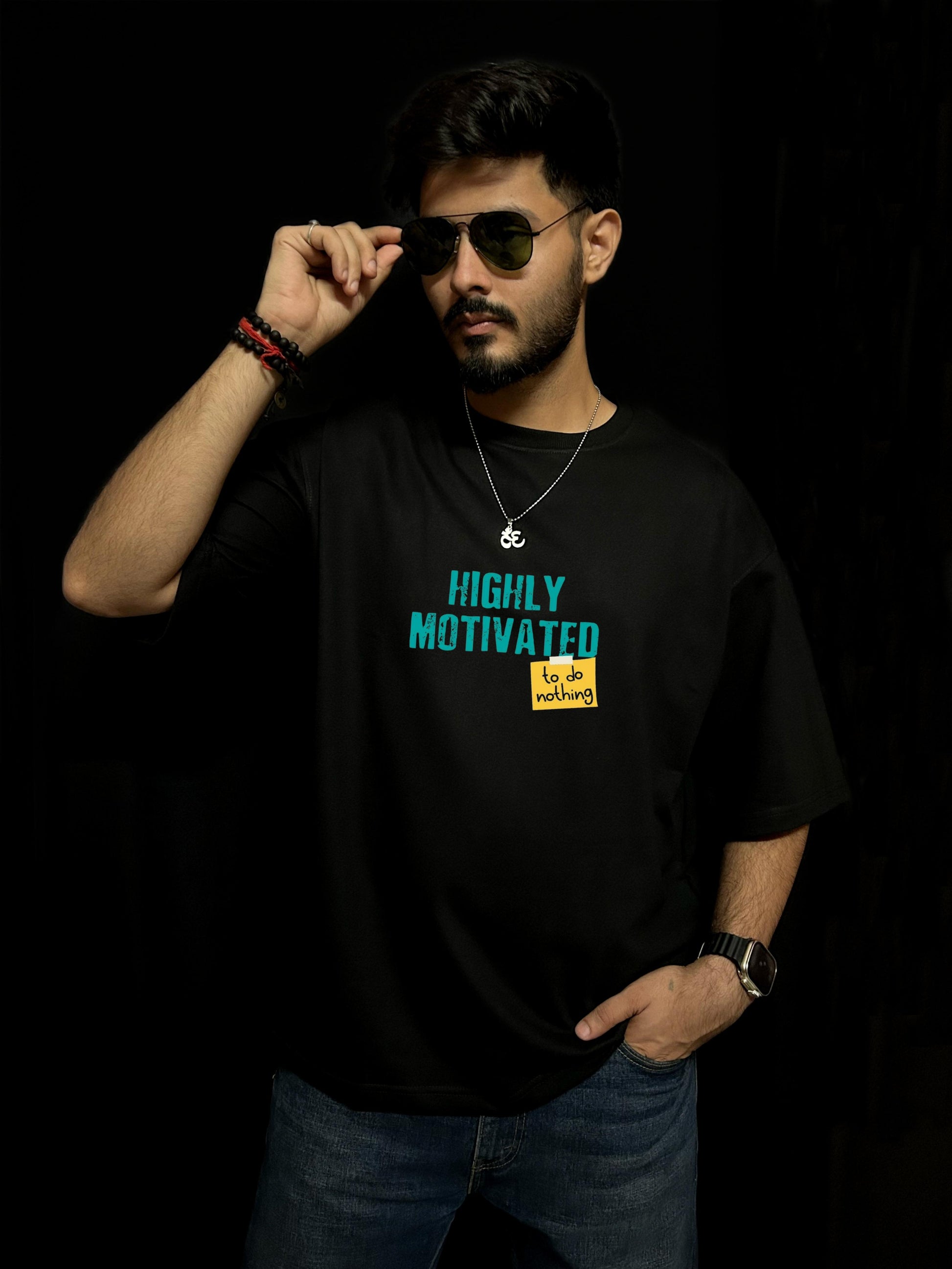 Highly Motivated Oversized T-shirts