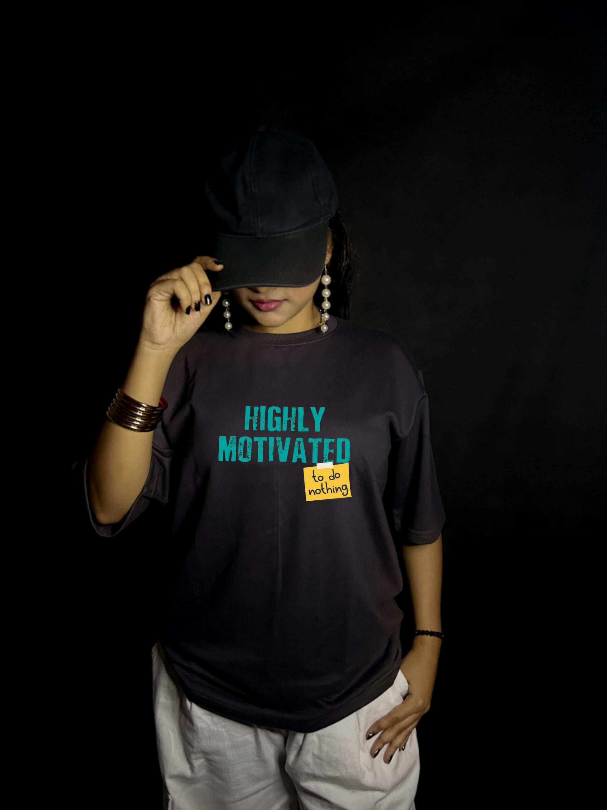 Highly Motivated Oversized T-shirts - Women