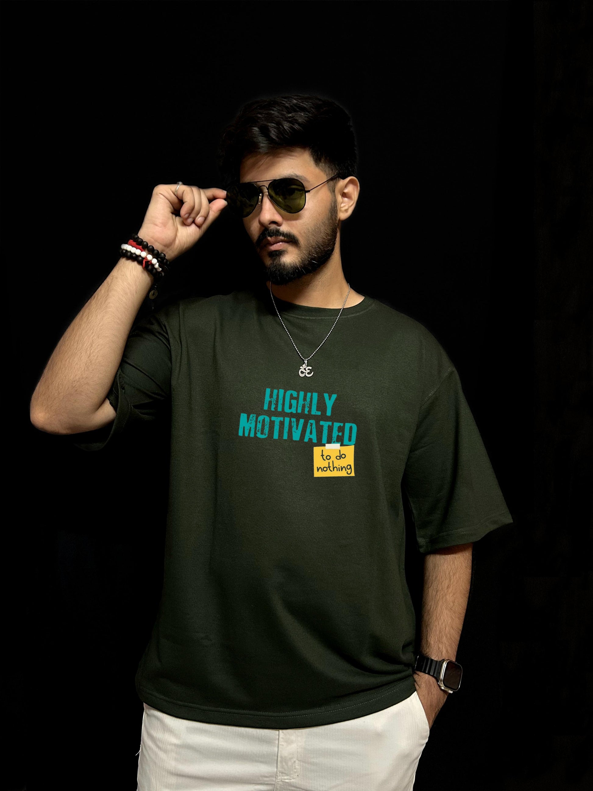 Highly Motivated Oversized T-shirts