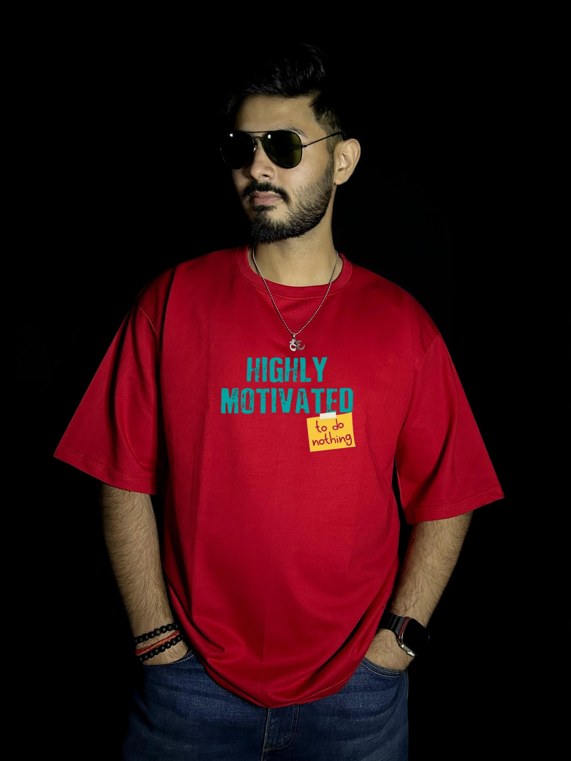 Highly Motivated Oversized T-shirts