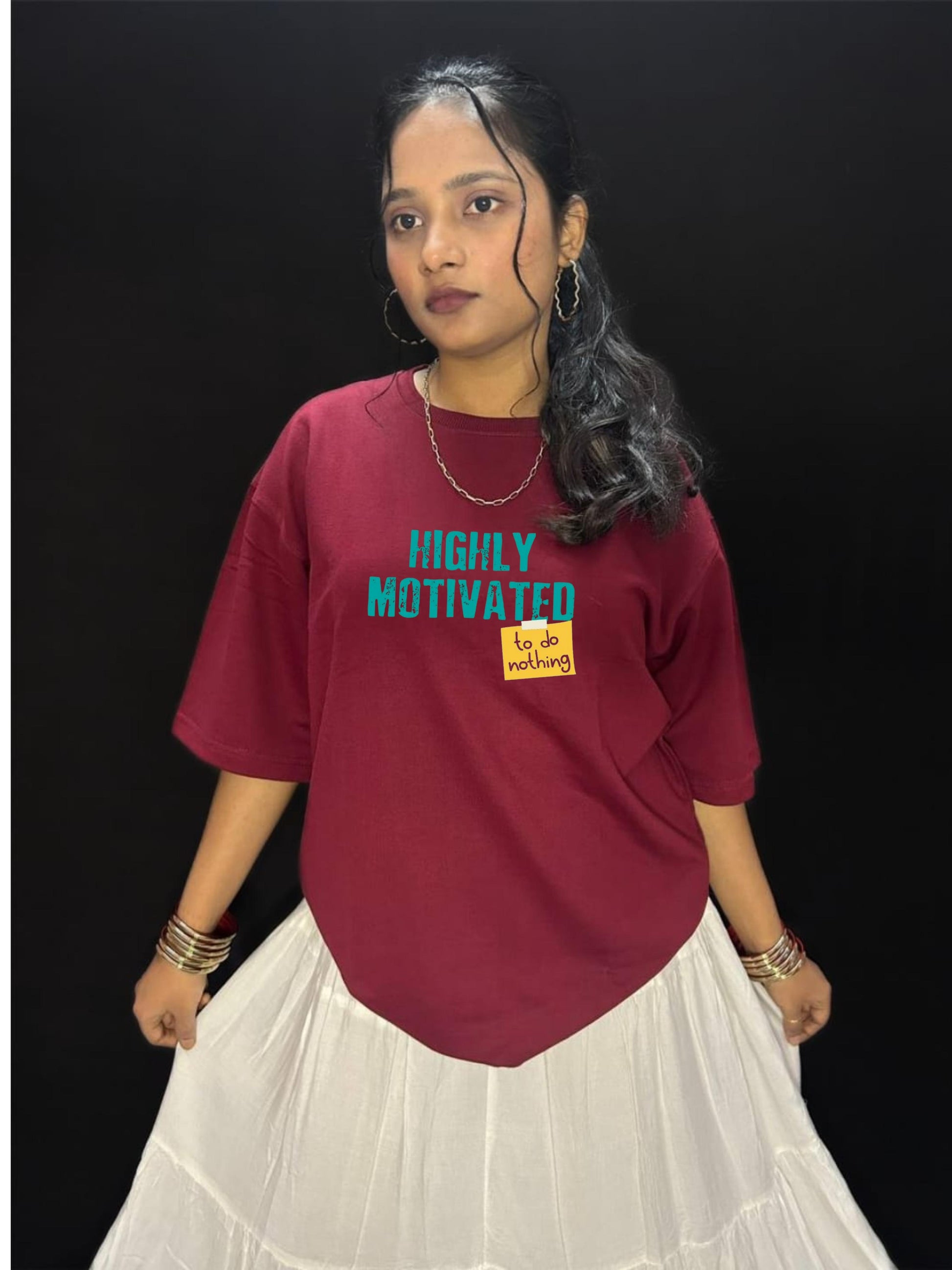 Highly Motivated Oversized T-shirts - Women
