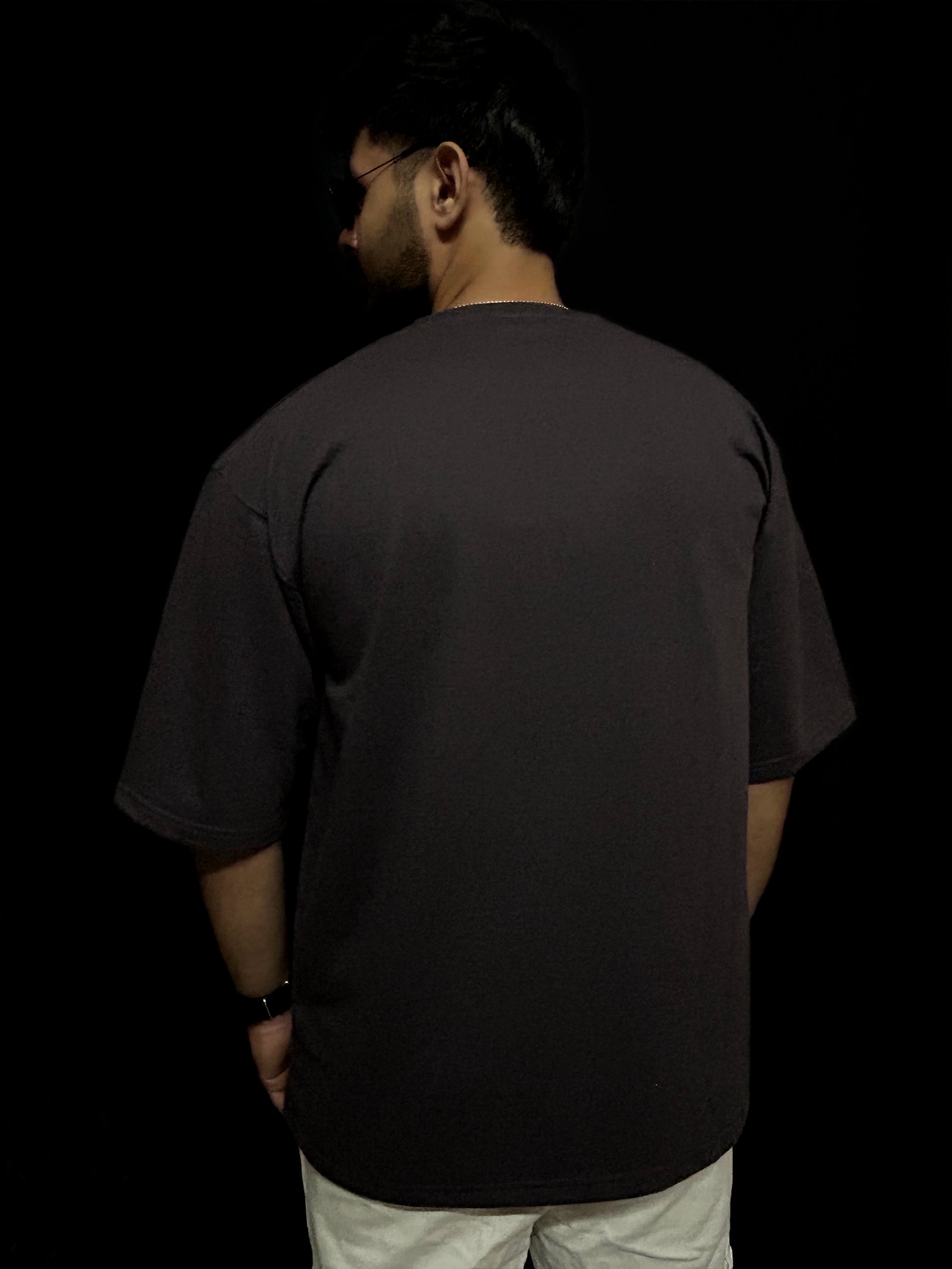 Men's Plain DGrey Oversized T-shirt