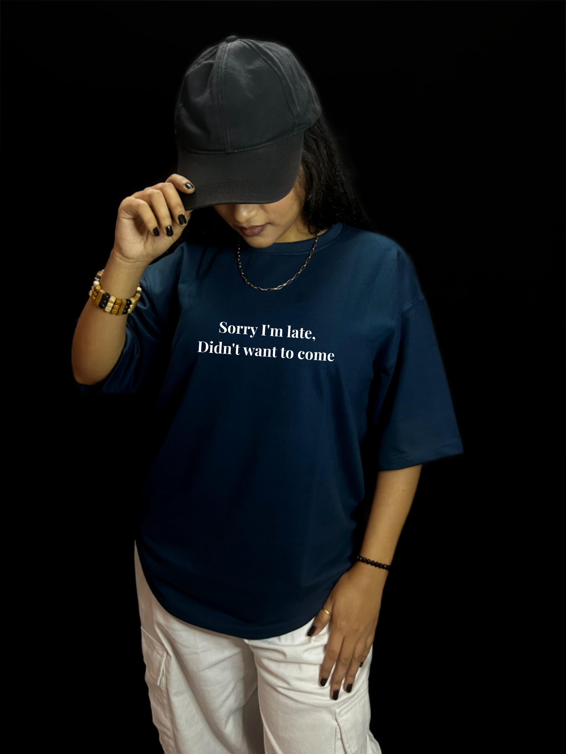 Sorry I_m Late Oversized T-shirts - Women