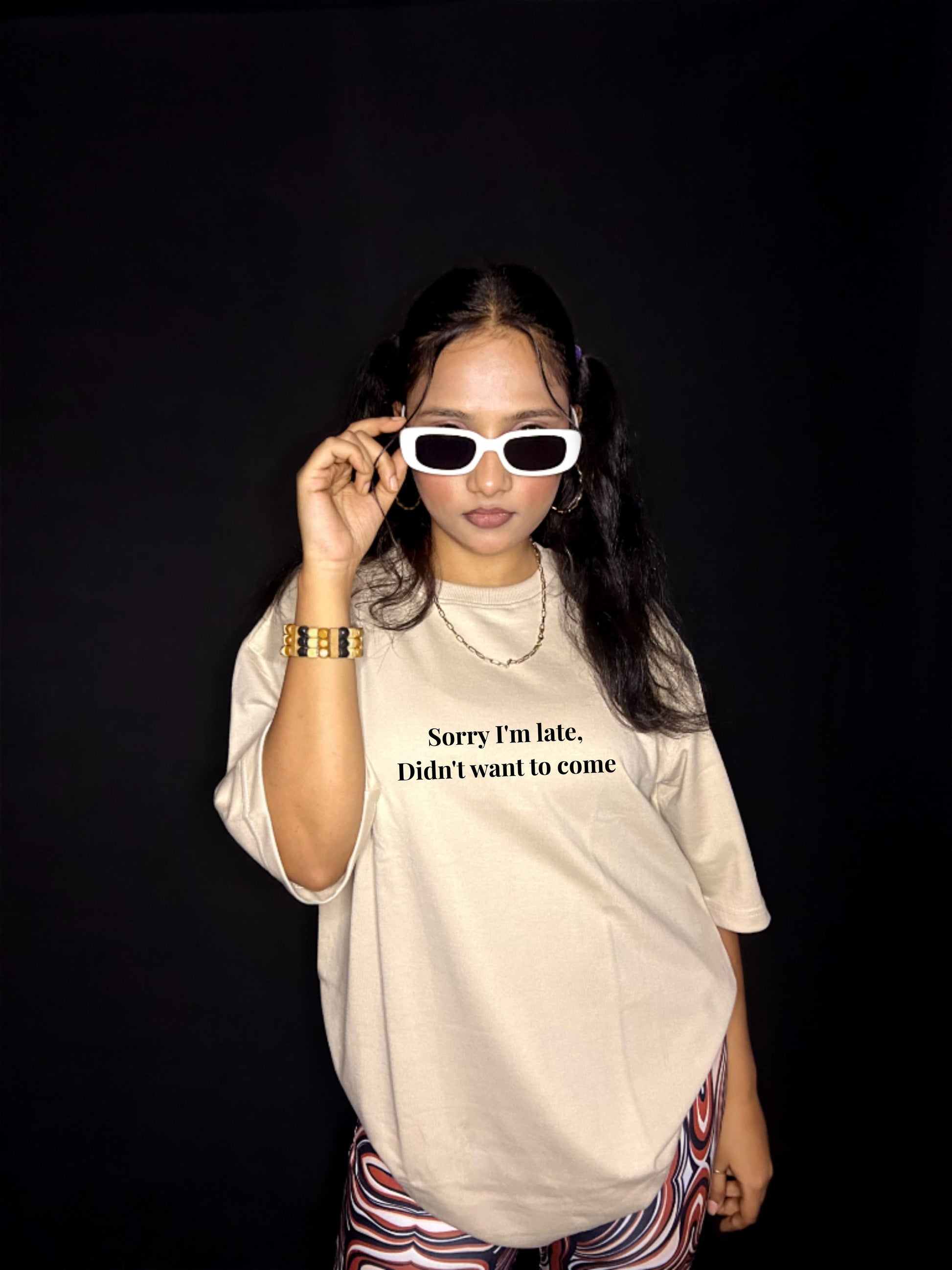 Sorry I_m Late Oversized T-shirts - Women