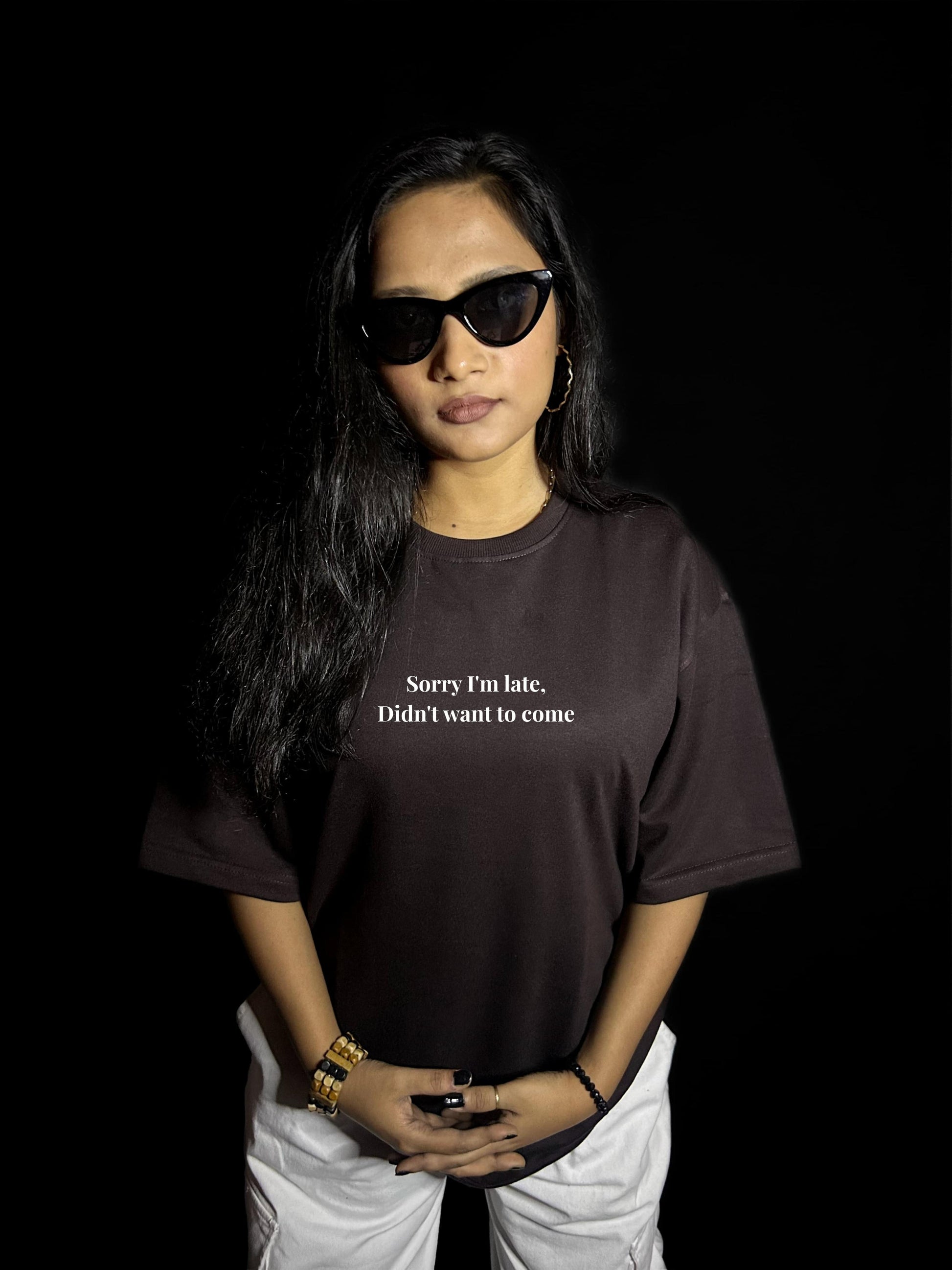 Sorry I_m Late Oversized T-shirts - Women