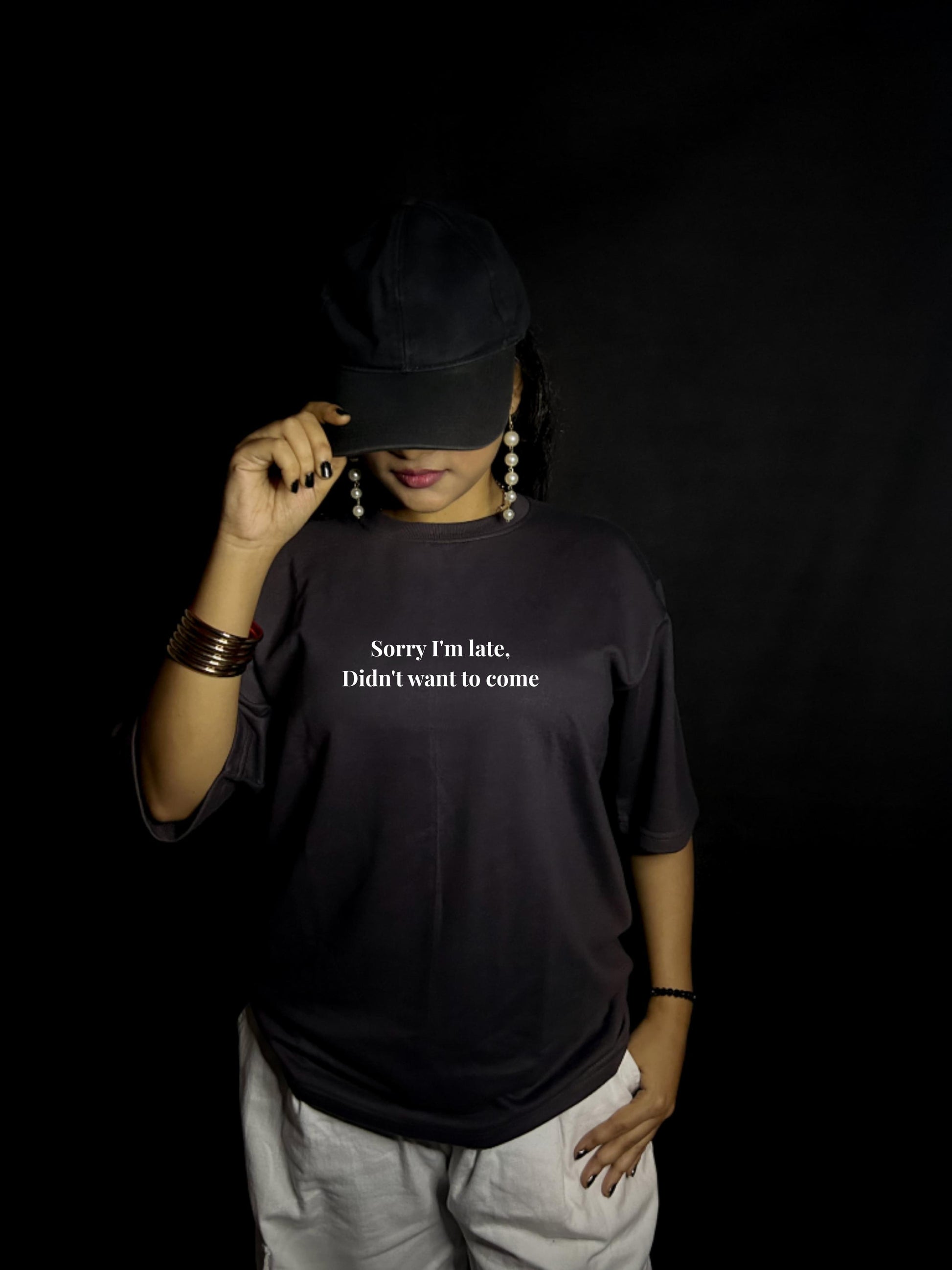 Sorry I_m Late Oversized T-shirts - Women