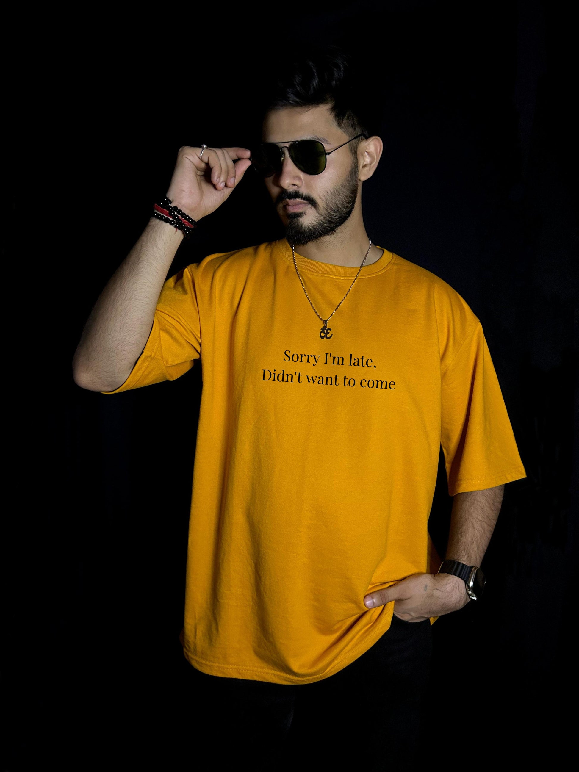 Sorry I'm late Oversized T-shirts