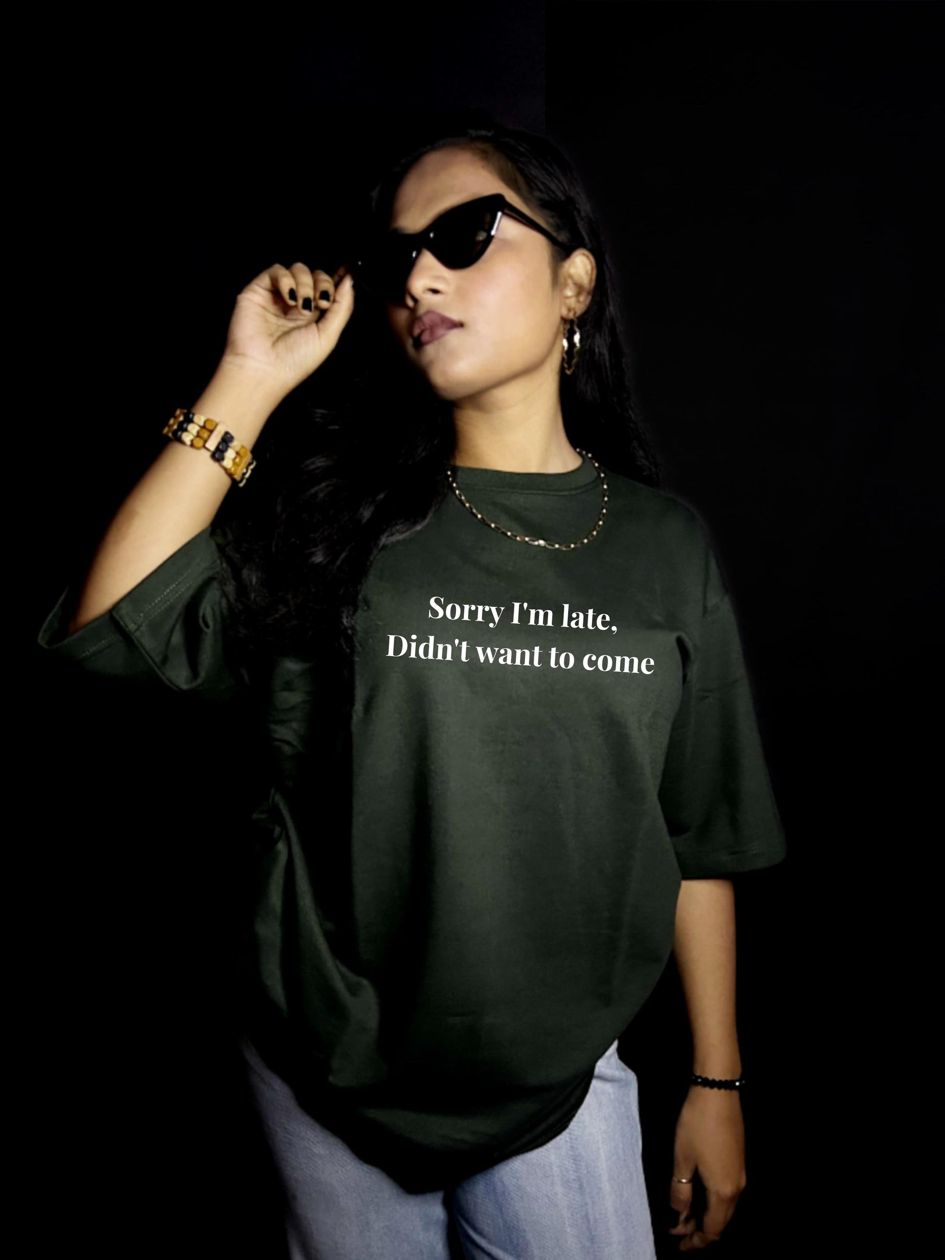 Sorry I_m Late Oversized T-shirts - Women