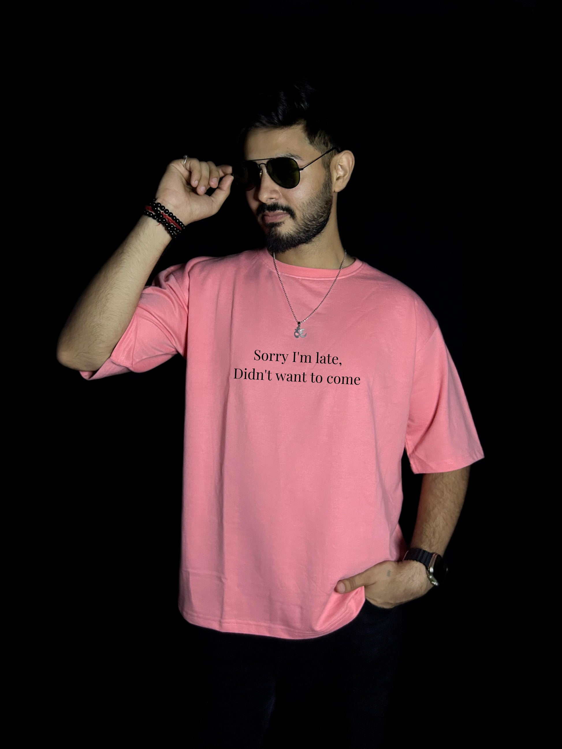 Sorry I'm late Oversized T-shirts
