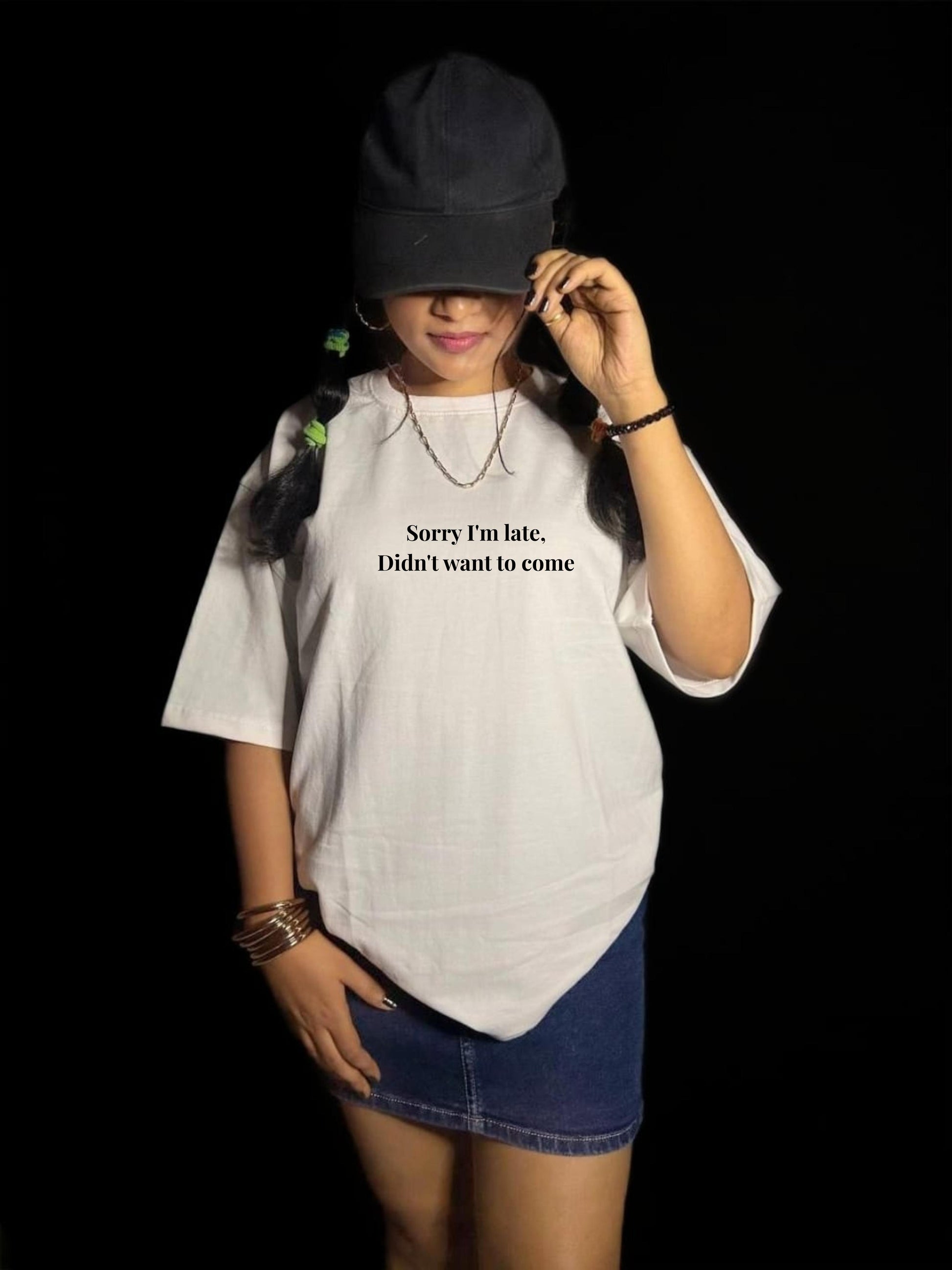 Sorry I_m Late Oversized T-shirts - Women