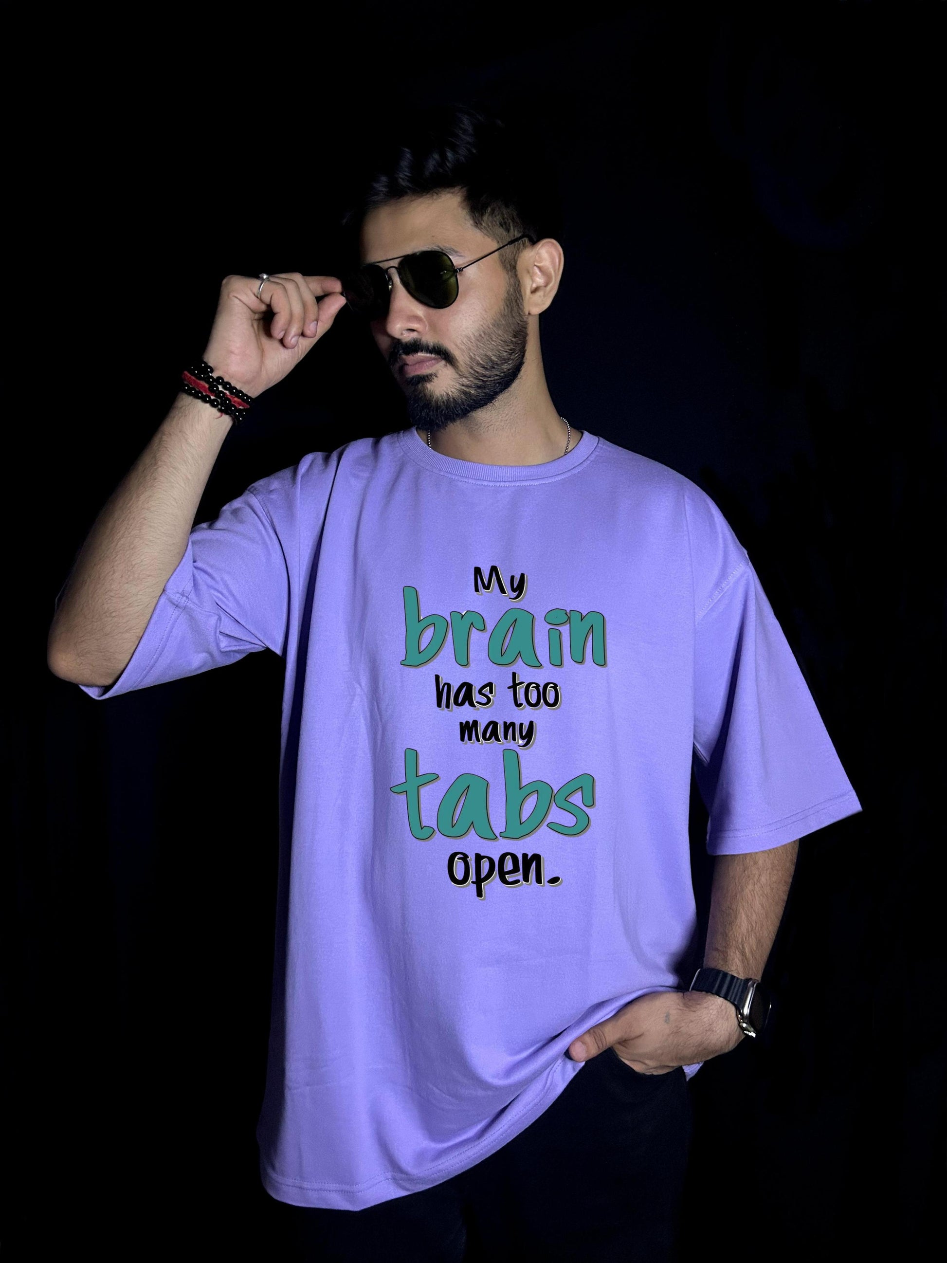 Tabs Open Oversized T-shirts